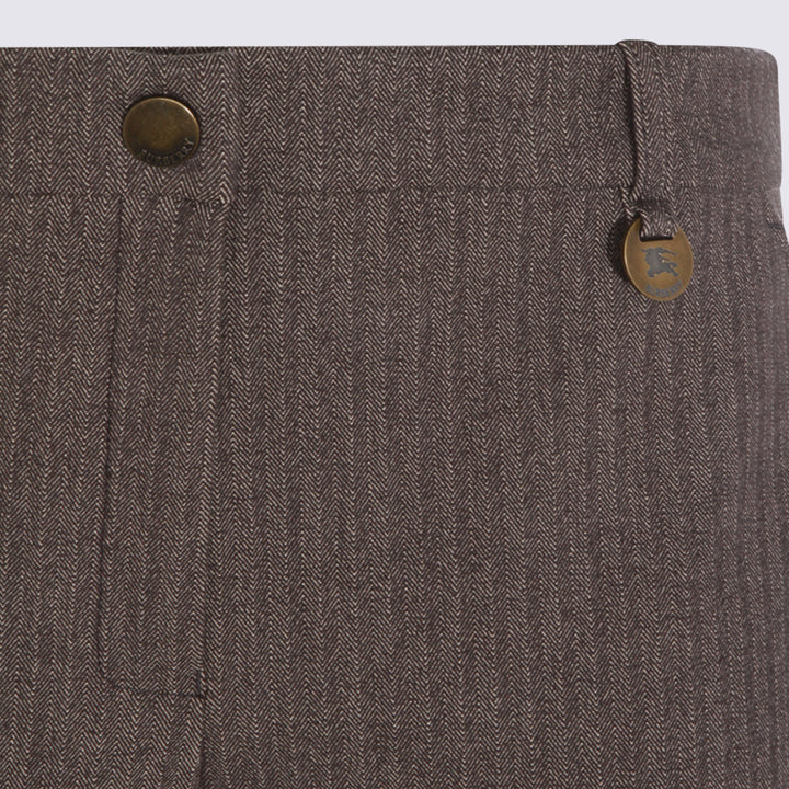 Burberry Trousers - WALNUT BEIGE | eaf89aea9ea3ce1e982e0fdebf806801a429b6d8