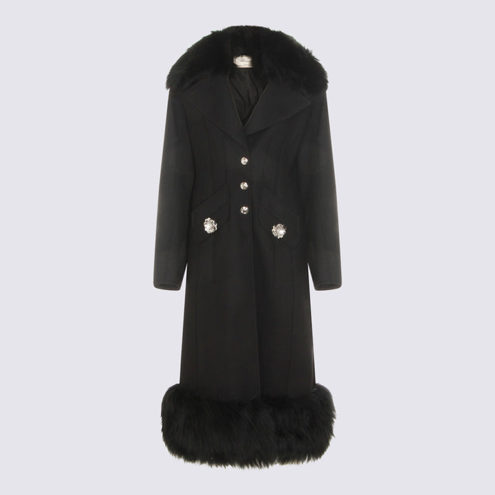 Blumarine Coats - Blacks and greys | 02ca94a7499a853d344f0ddb7ea4a5a53bb92ba4