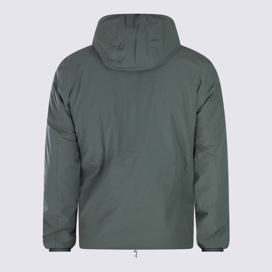 K-Way Jackets - GREEN BLACKISH-GREEN OAK | 2d42e9b9af331b5a2cd1aa4a11c44d93004fa6bb