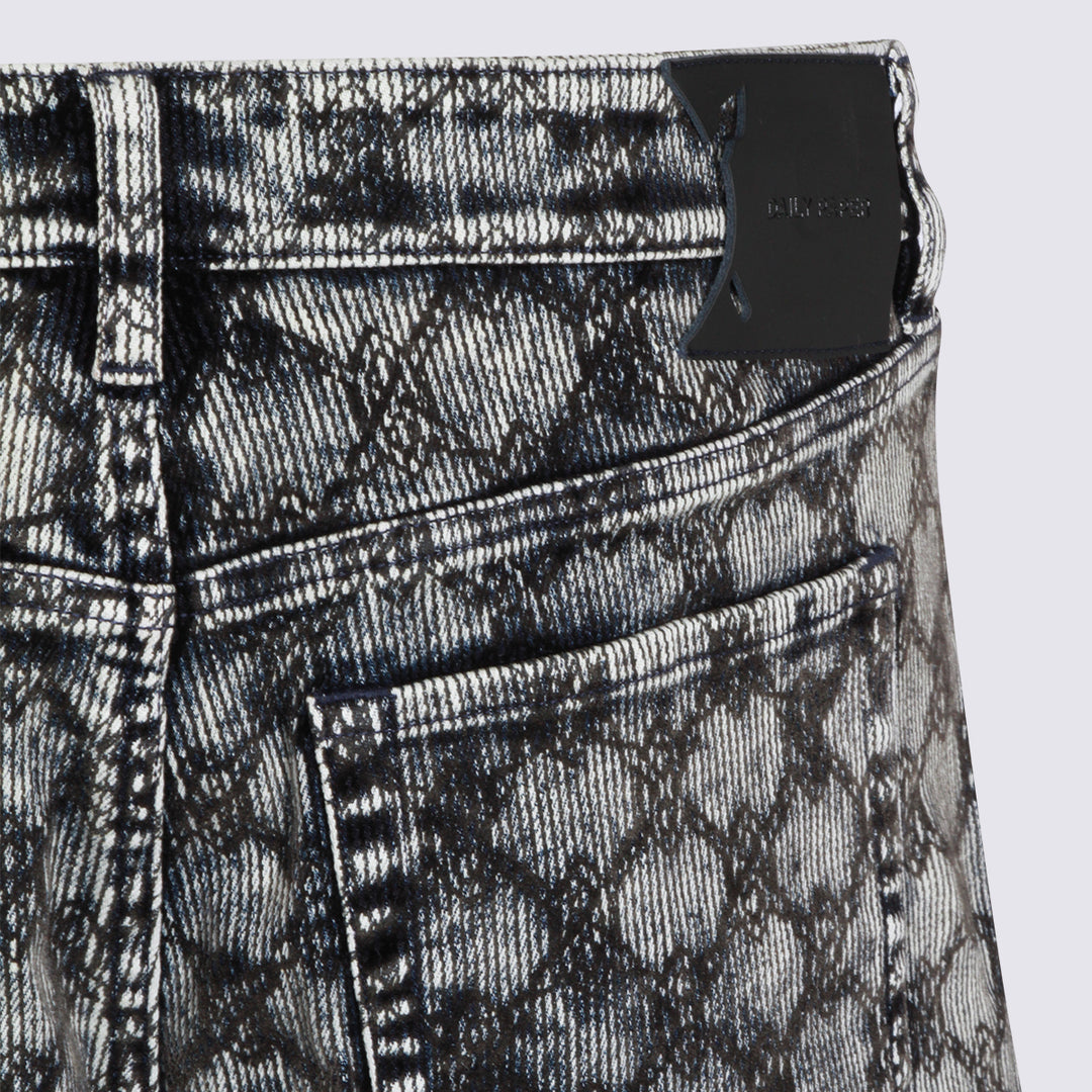 Daily Paper Uomo Trousers - Blue and green | d68f4234769c44f1a0195acf75791d2c090ee263