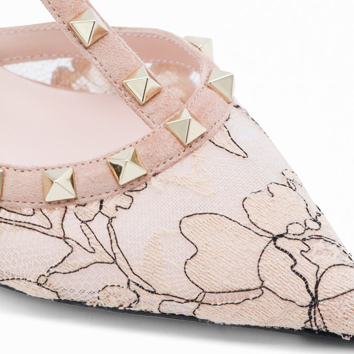 Valentino Garavani With Heel - SKIN-NERO/SKIN SORBET | 5ffece0ae9d6b7392dc96798a6f808cab1a4ff98