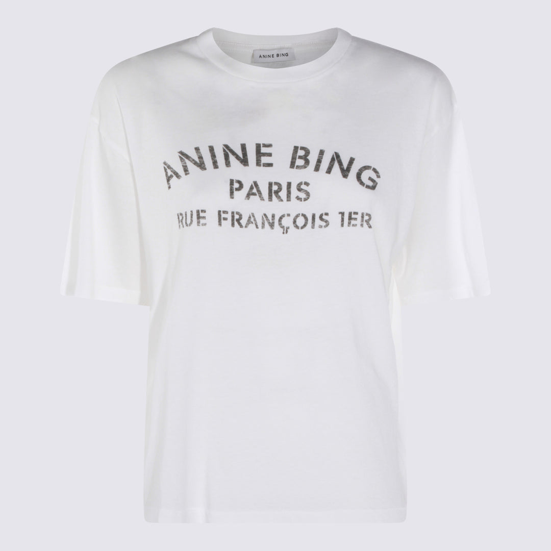 Anine Bing T-shirts and Polos - Light and natural | 074c165e0983d1e6aa52aae053fa31738c5a1420