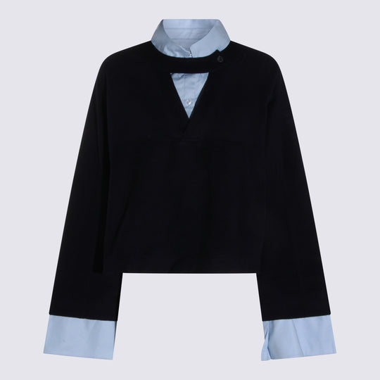 Sweaters Blue And Green