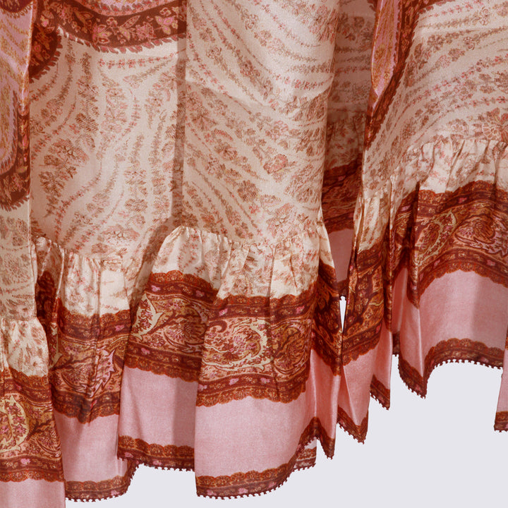 Zimmermann Skirts - TAPESTRY BURGUNDY MULTI | 9340484321e186795c939ef566722d2c86aea445