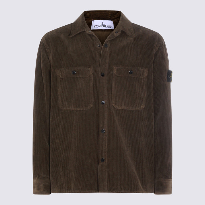 Stone Island Shirts - MILITARY GREEN | c73e3992d88d094f3d0d99c28103657332f89293