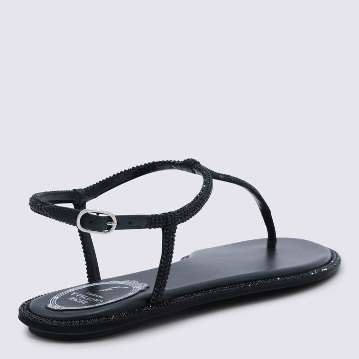 René Caovilla Flat shoes - Blacks and greys | 8723dfe908e35179eeeb64dada5b4cbcfb3ebd83