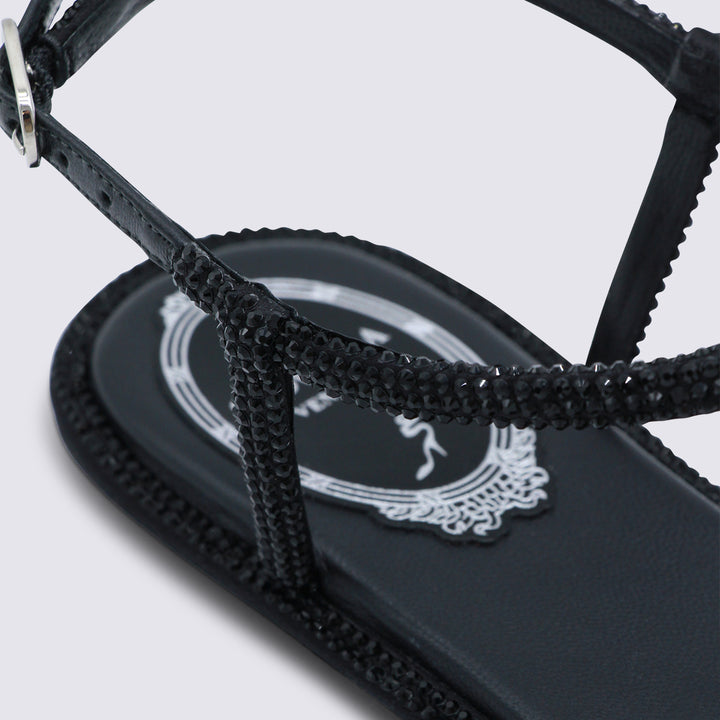 René Caovilla Flat shoes - Blacks and greys | a8b75a3be7f8e6450878d0e7e550eeb07372f104