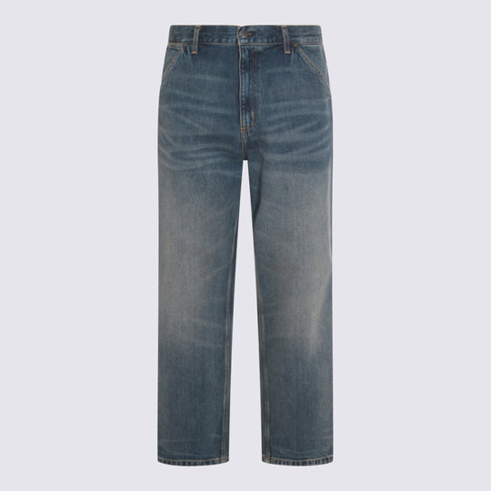 Jeans Blue Worn Used Wash