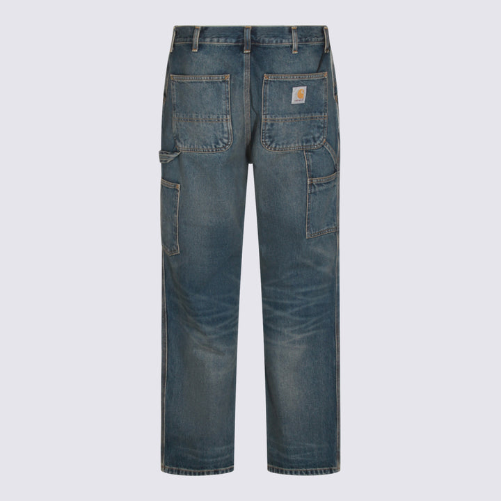 Carhartt Wip Jeans - BLUE WORN USED WASH | a7de2aebd44a8cc1b5c02be215e9b8bd63ff7b38