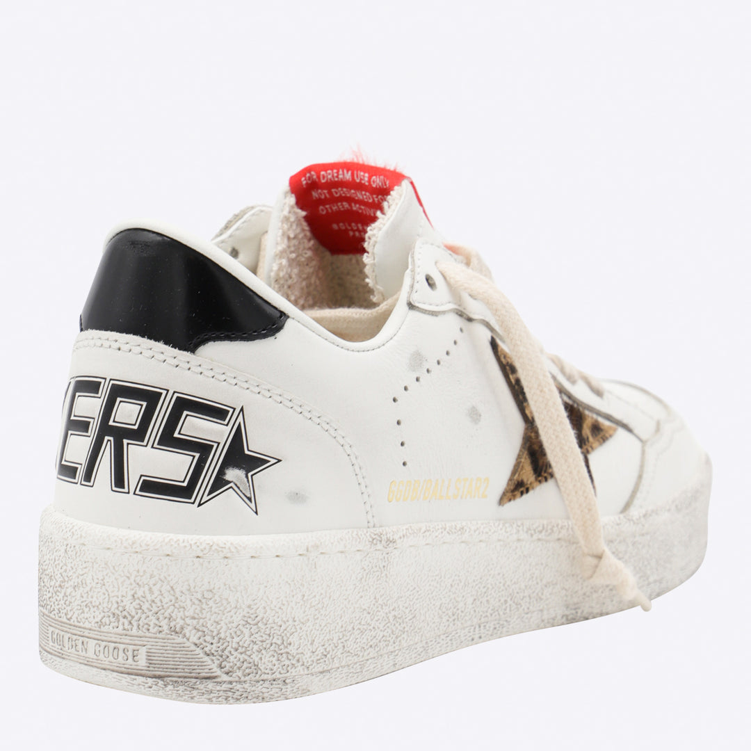 Golden Goose Sneakers - WHITE/BEIGE/BLACK LEO | 2f856e15299f89eaa0a2c9b60f720c1840df1887
