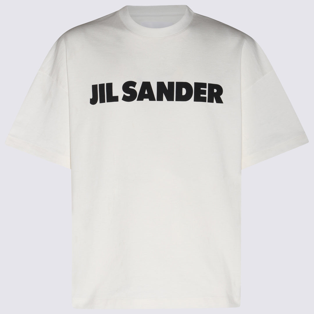 Jil Sander T-shirts and Polos - PORCELAIN | 60058a338fa990a66bd5af52143056f197f5af9a