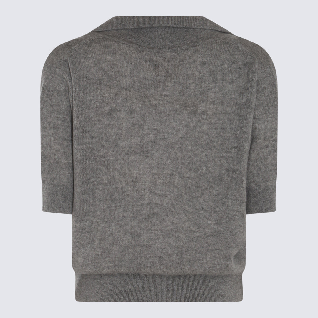 Khaite T-shirts and Polos - WARM GREY | e8dd13e7e9ca5b4a27845ea421035325f390a7c3