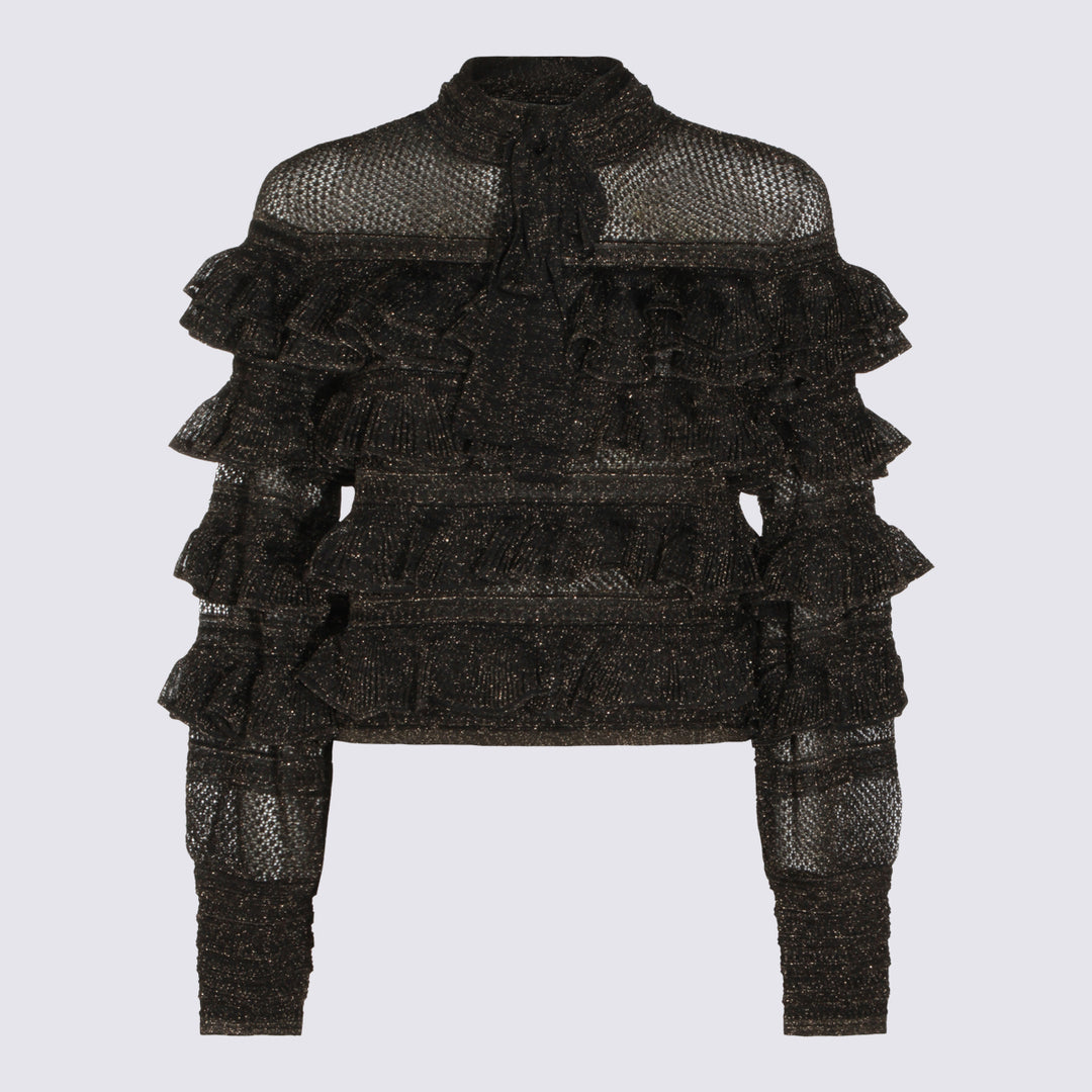 Zimmermann Top - METALLIC BLACK | bf6186d5f99b1e9e84e0330eaeb7e36125c07ed9
