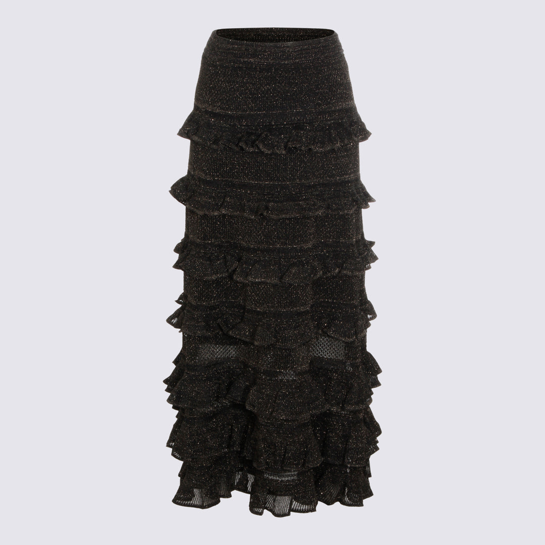 Zimmermann Skirts - METALLIC BLACK | 13eab3c8057fd4e0e6dd46d1df4dcc27ab0f85f6