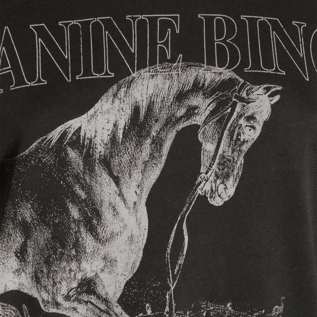 Anine Bing T-shirts and Polos - WASHED BLACK | cba2b3cb486fd4729d4ad2bc8ad271a7249207f6