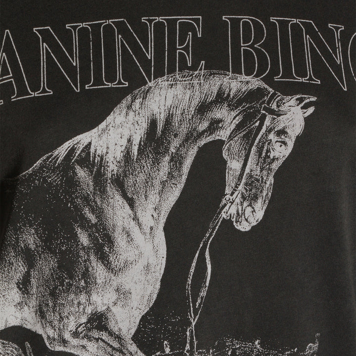 Anine Bing T-shirts and Polos - WASHED BLACK | cba2b3cb486fd4729d4ad2bc8ad271a7249207f6