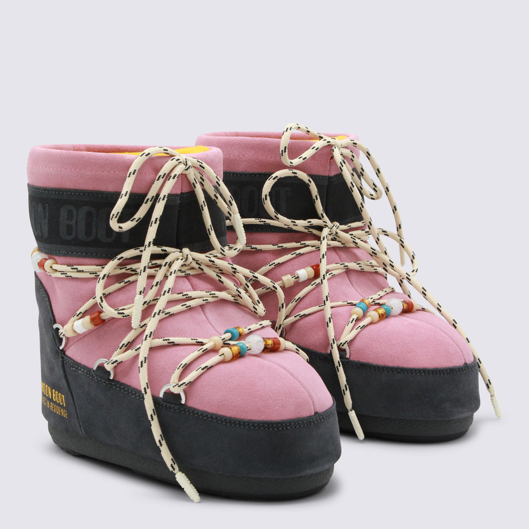 Moon Boot Boots - GREY/ROSE | bf7825a2de0ec34c935ac562d8937f2b5ef60b94