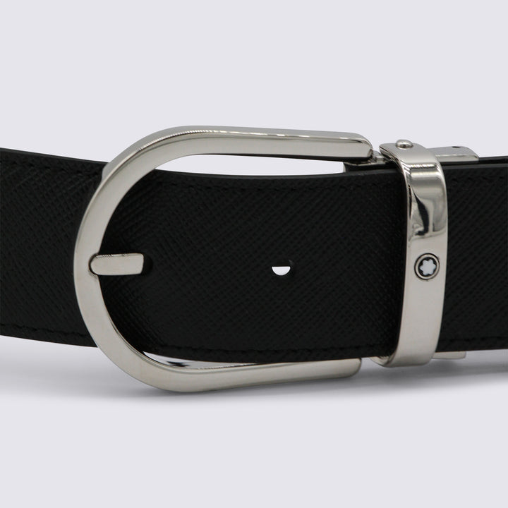 Montblanc Belts - BLACK/BLACK SAFFIANO | 7218f89da83b3c8858b353dc98f4de69b469522d