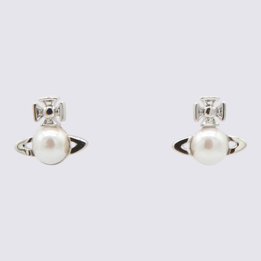 Vivienne Westwood Bijoux - PLATINUM/CREAM PEARL/CRYSTAL | 6f2aacc1c7a434320ab4860319ccfd19a6eebd17