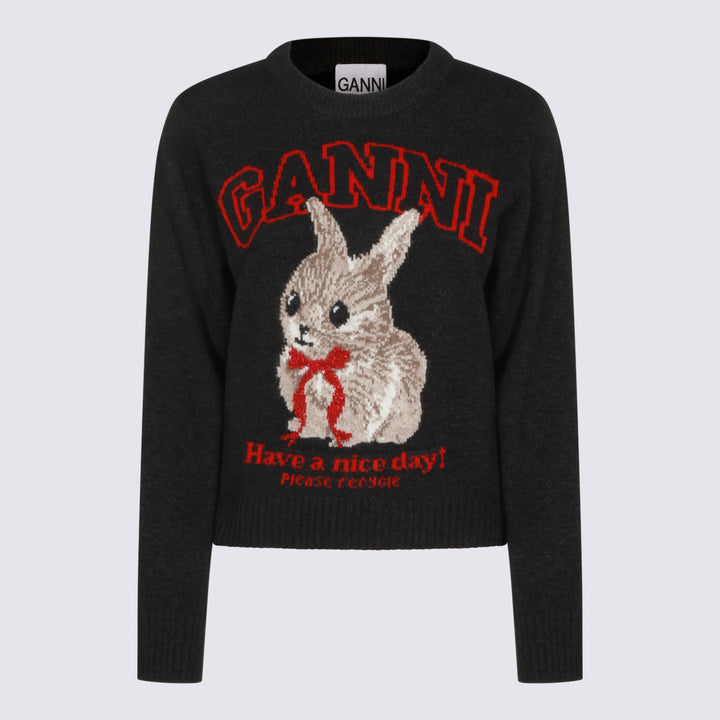Ganni Sweaters - Phantom | 390bd9108f3d927f0243c98ba11002c3c32ca7d9
