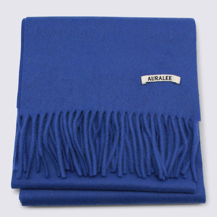 Auralee Scarfs - Blue and green | a6b7b5b02f76cda008796419a399e13442857897