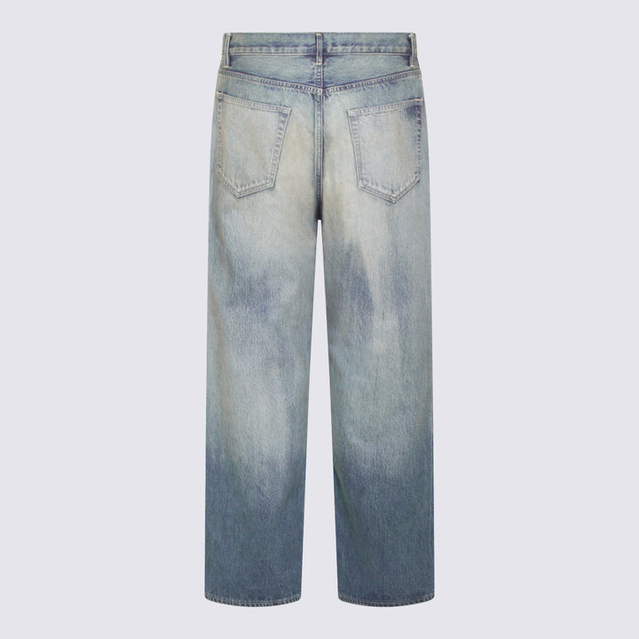 Auralee Jeans - FADED INDIGO | e1a6e4adc83acc5a783393afad00e11e53b58c41