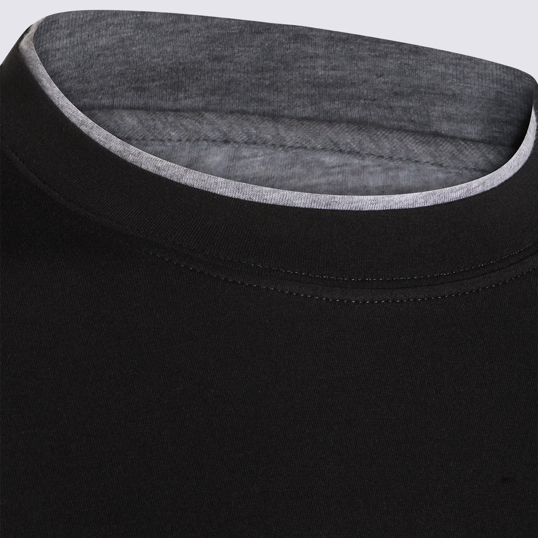 Brunello Cucinelli T-shirts and Polos - Blacks and greys | 3eda83ea5045f5f9be726f80234d8f2aa4631039