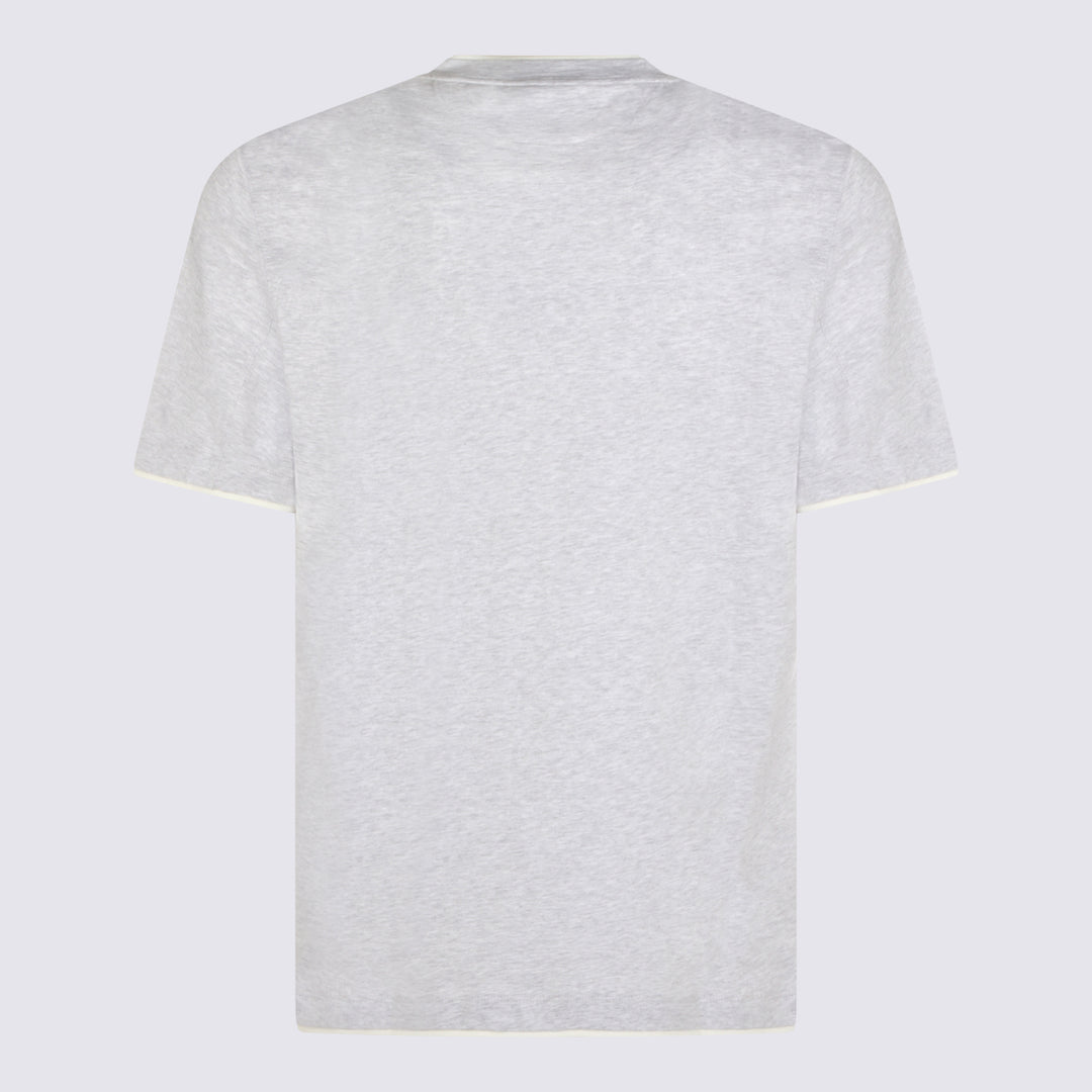Brunello Cucinelli T-shirts and Polos - Blacks and greys | 04a07c8159e9f4d809c0e25b8118537608aed8e5