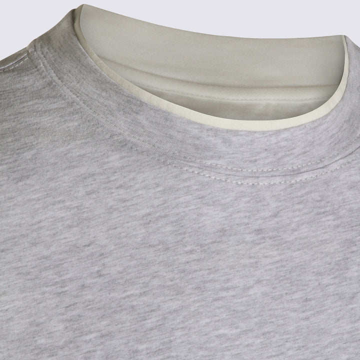 Brunello Cucinelli T-shirts and Polos - Blacks and greys | 46f23ac337430601a73600d0d6b52ca0f5d26745