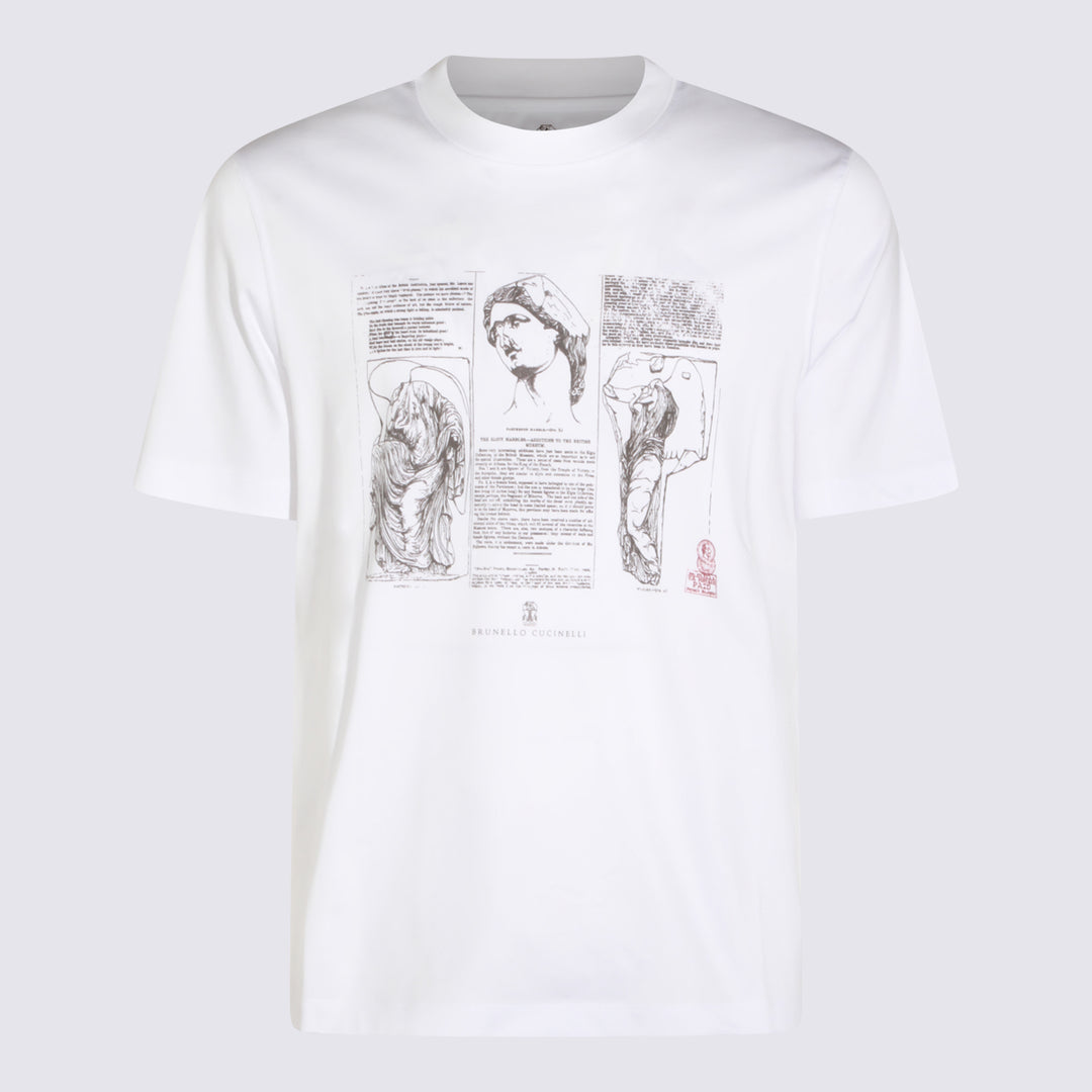 Brunello Cucinelli T-shirts and Polos - Light and natural | 20b29c7ab499deb3940a718df6bf33f509f34b80