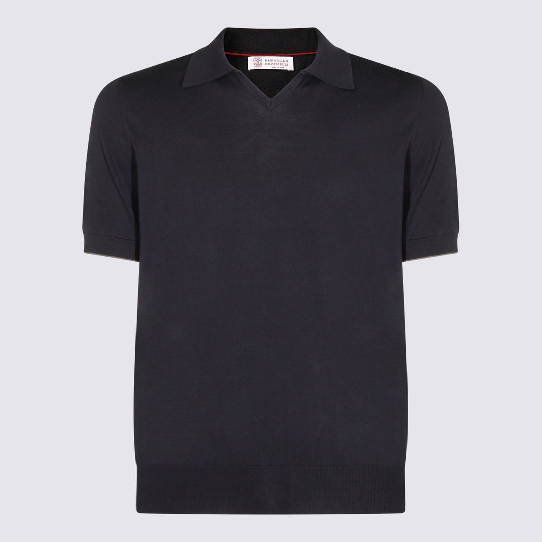 Brunello Cucinelli T-shirts and Polos - Blue and green | f5e219d10d465bdbdb6983dd5a9e3f630c1aeade