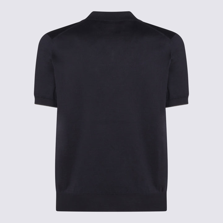 Brunello Cucinelli T-shirts and Polos - Blue and green | fb8dc42a82b3839e977143d638ee427b315f7ecc