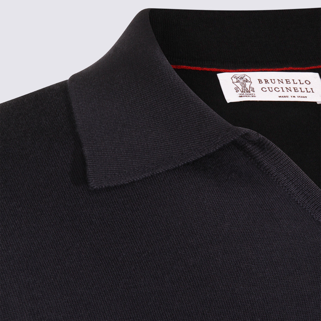 Brunello Cucinelli T-shirts and Polos - Blue and green | 506901a4ad5a3b5f78b709a2ef80962f3701adc2