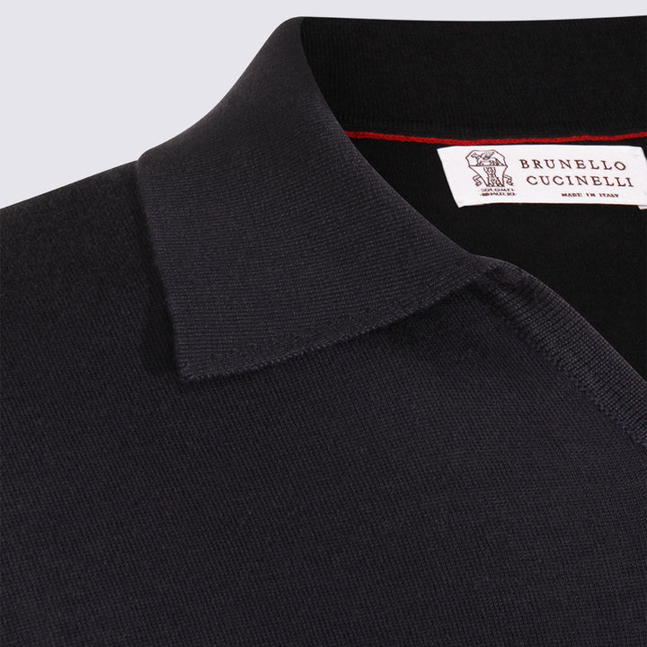 Brunello Cucinelli T-shirts and Polos - Blue and green | 506901a4ad5a3b5f78b709a2ef80962f3701adc2