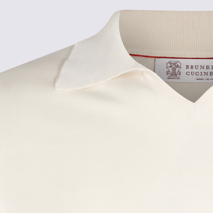 Brunello Cucinelli T-shirts and Polos - ENGLISH WHITE | 50d0e9dca3895778a394b20083dd89f9b00aa168