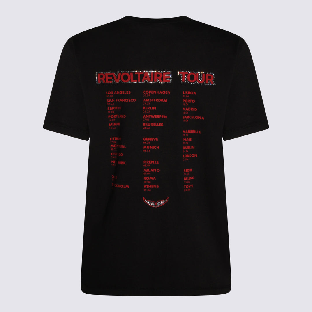 Zadig & Voltaire T-shirts and Polos - Blacks and greys | f7b85f078e0a63186599590c674f3a9eb78f1e09