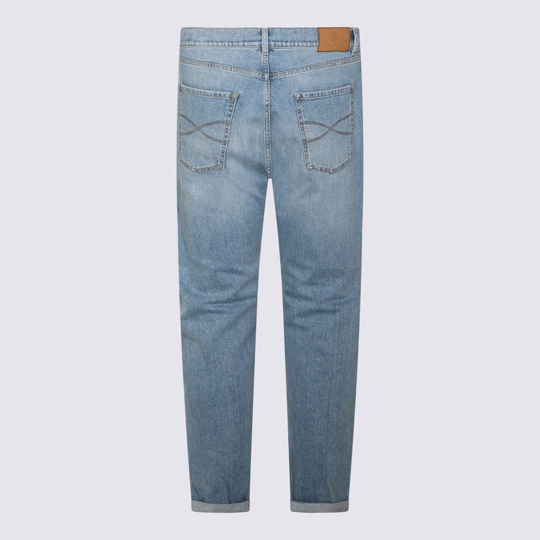 Brunello Cucinelli Jeans - Blue and green | f18f68c491bd8ec0a16346826bcf70ba52f341b0