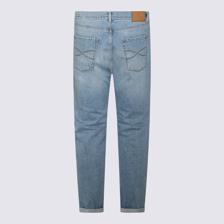 Brunello Cucinelli Jeans - Blue and green | f18f68c491bd8ec0a16346826bcf70ba52f341b0
