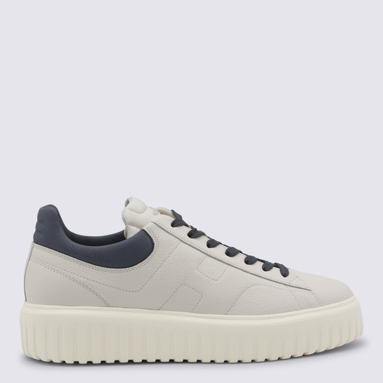 Sneakers Bianco-Denim