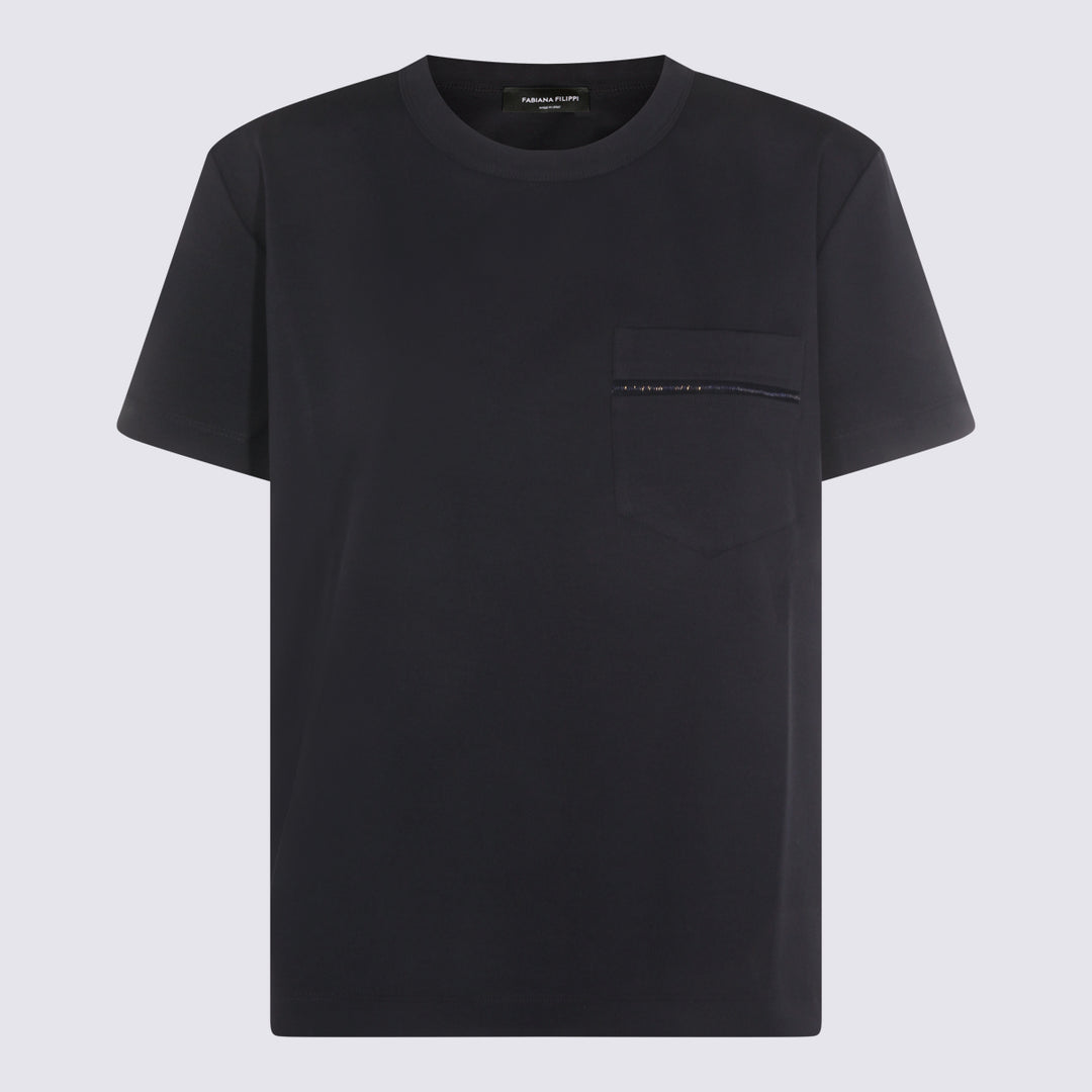 Fabiana Filippi T-shirts and Polos - Blue and green | 3bcaa7612f272a1c441f08019213e29e5cba2c87