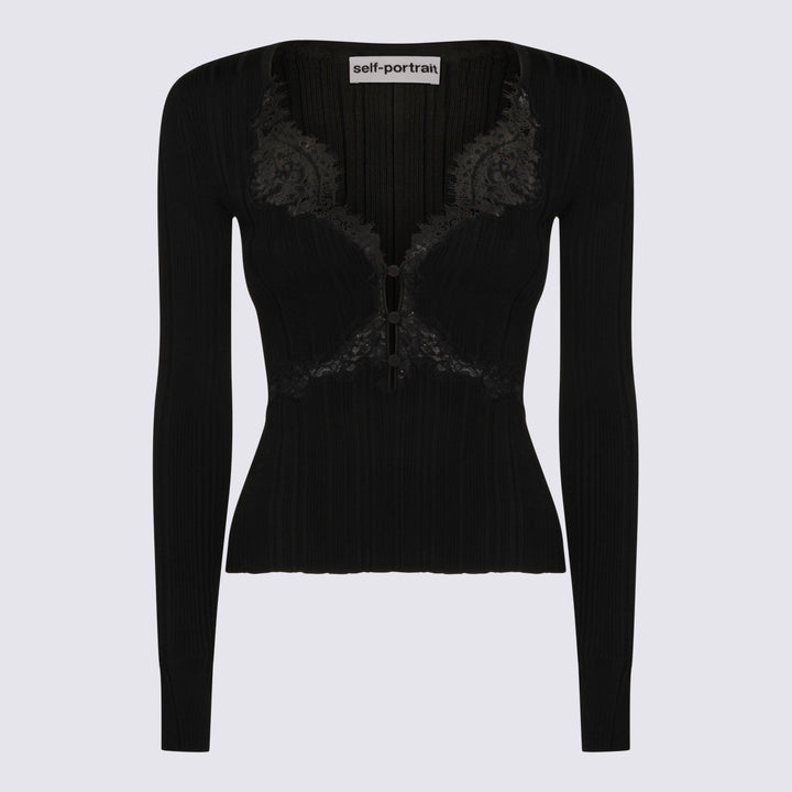 Self-Portrait Top - Blacks and greys | 26012d6aeeef95984c63669d3b00dc6fdd9cec2e