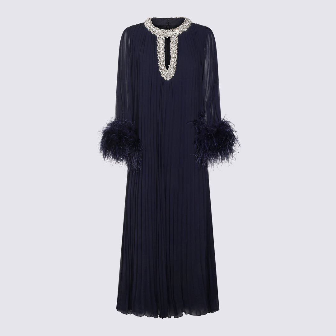 Self-Portrait Dresses - Blue and green | 1119f489bdec9eddf536880e6242414d3f1d5a10