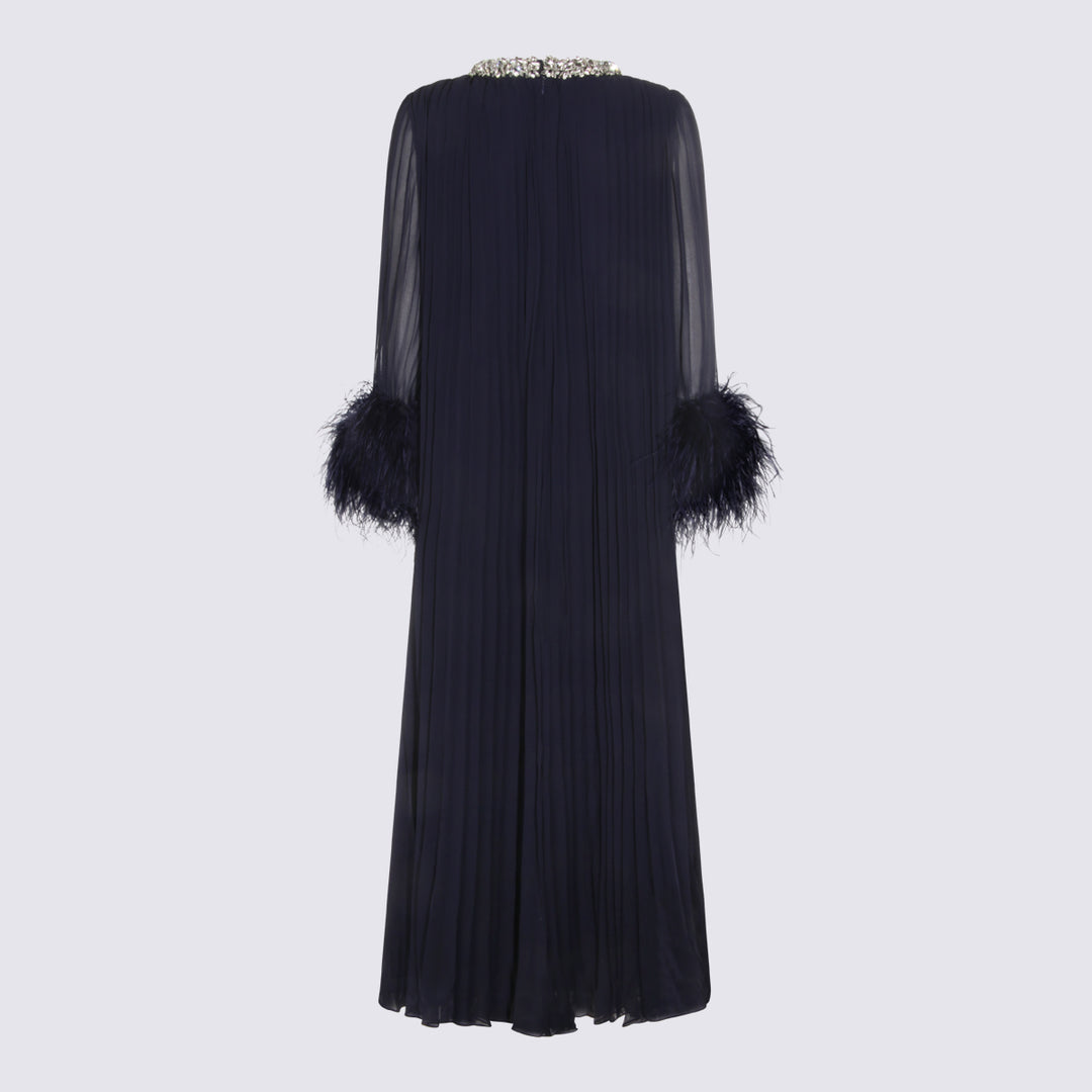 Self-Portrait Dresses - Blue and green | 9006d3a6e517bf79037b25fe24c29406e31778a4