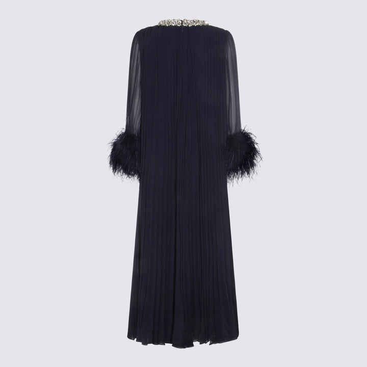 Self-Portrait Dresses - Blue and green | 9006d3a6e517bf79037b25fe24c29406e31778a4