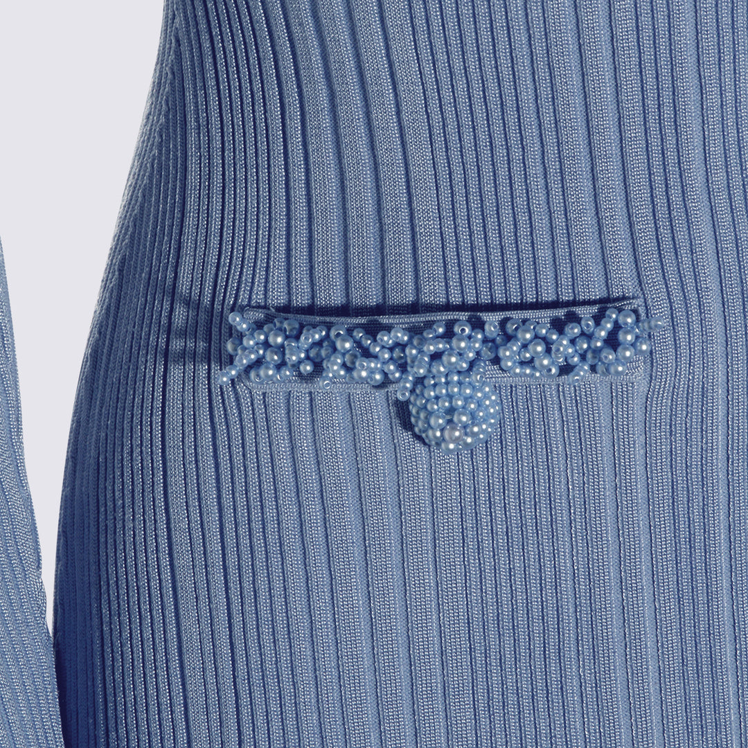 Self-Portrait Dresses - Blue and green | 01c0f19285b7345c5f7a98ae7b4f81b19672b464