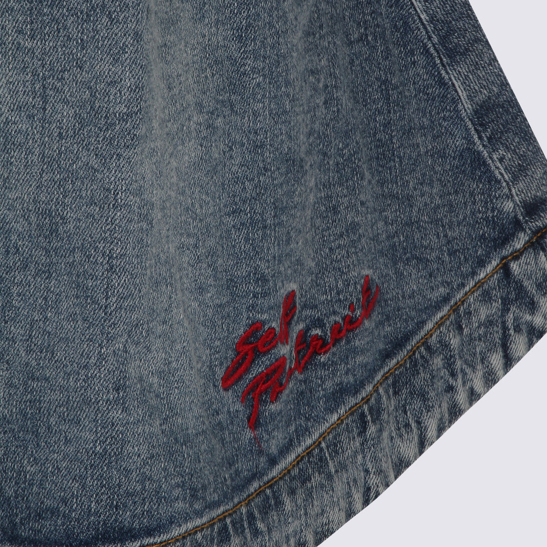 Self-Portrait Dresses - Blue and green | b1febe199acb979ea521ef392cf98b1ac4b81596