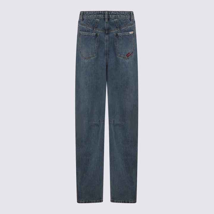 Self-Portrait Jeans - Blue and green | 9ca2de988ac2713c42c8117bf4cfbe3a9fd4738f