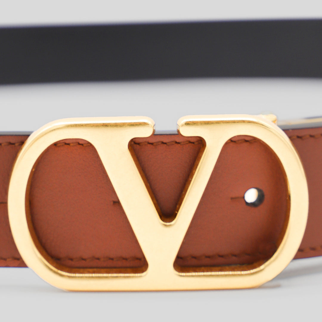 Valentino Garavani Belts - BLACK-COGNAC-GOLD | e34fab9f3429cae0331b8f8f916cb722ca5f84f5