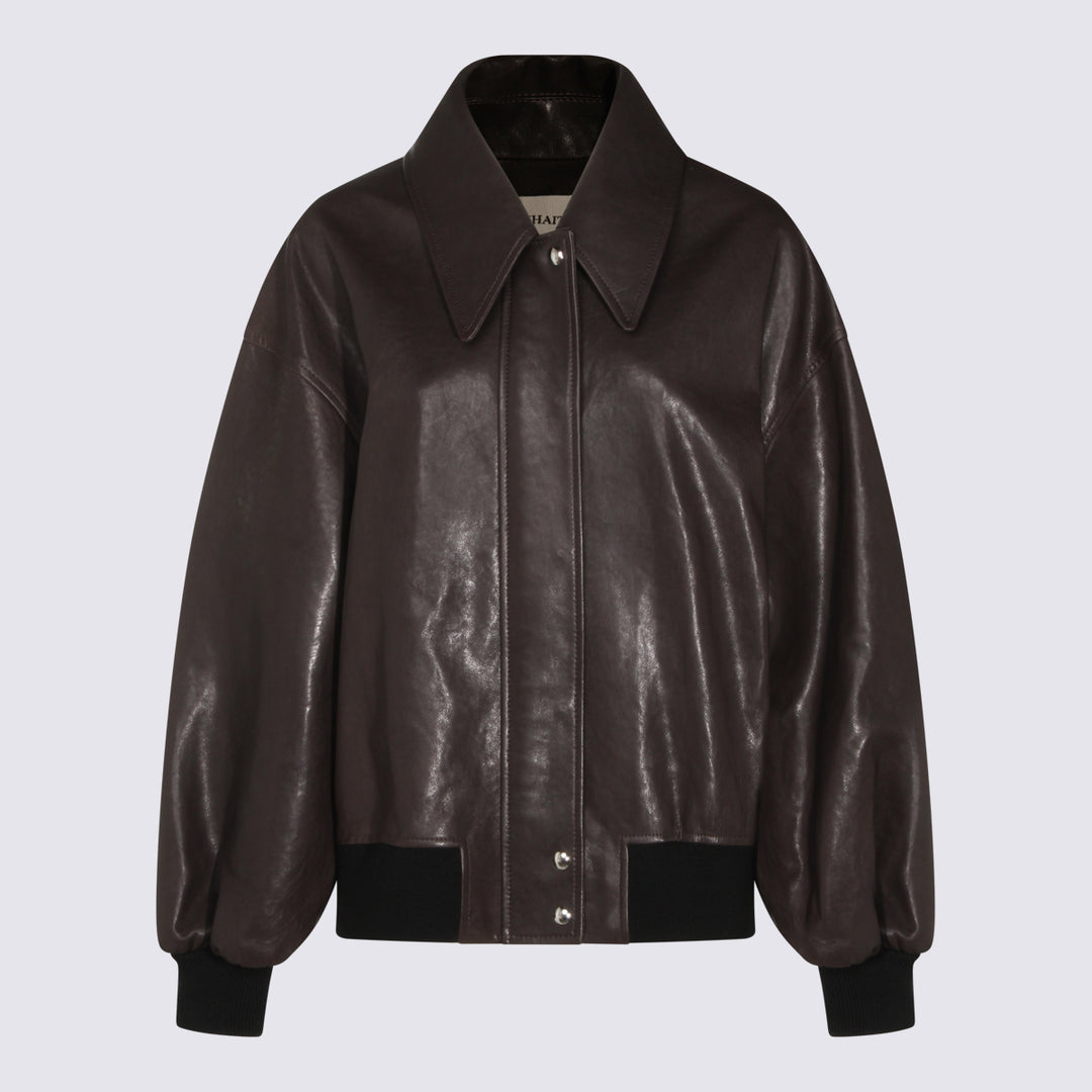 Khaite Jackets - Dark brown | fd9c68423139132c841140c828690824dc231e57