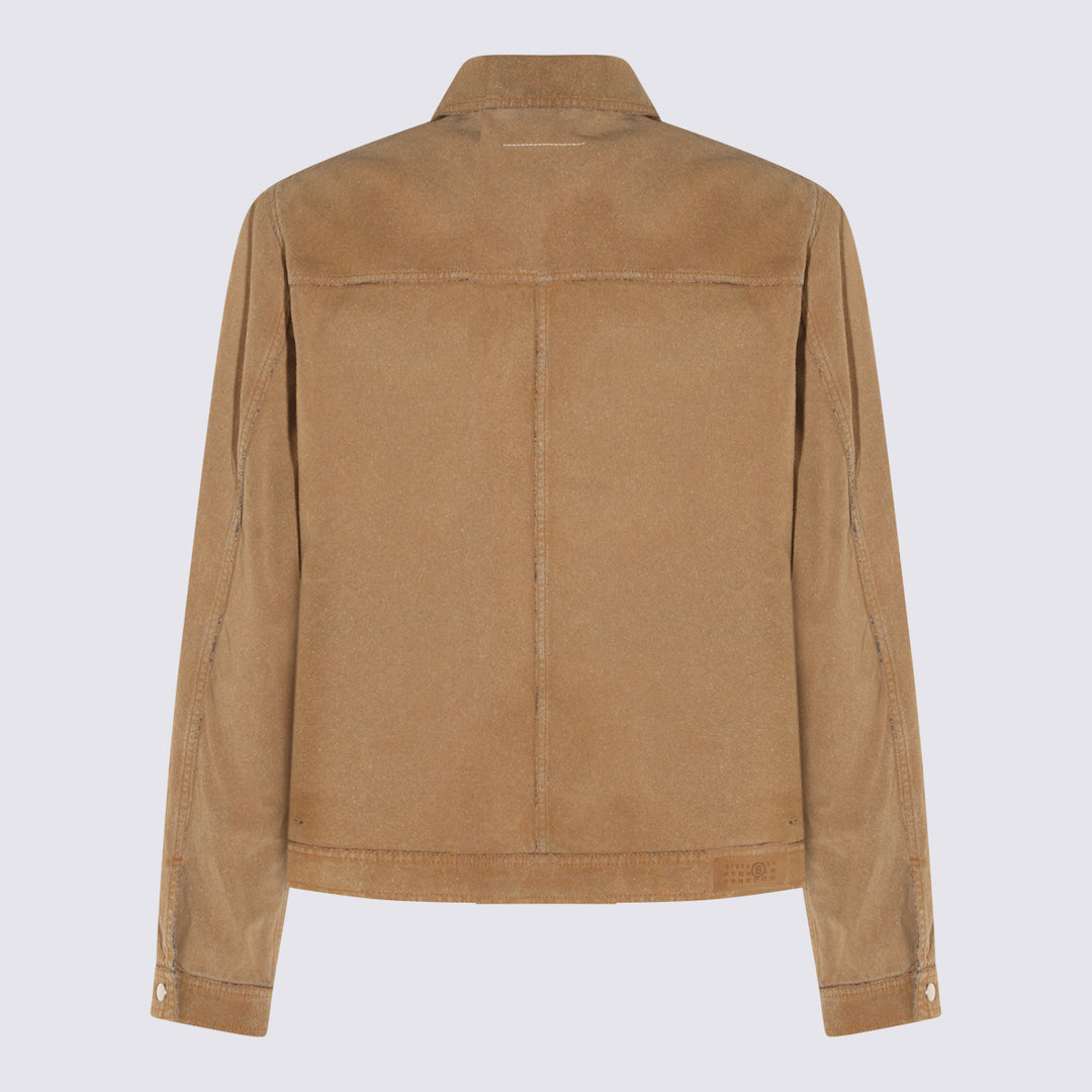 Mm6 Maison Margiela Jackets - SAND | 68939ecaf4a6be0a0aec669b2c0cd50f77669d31